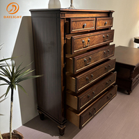 Design haut de gamme Personnalisable De Luxe Buffet Villa Antique En Bois Massif Vintage Côté Armoire Appartement Salon Meubles