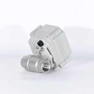 Tonhe Miniature Electric Ball Valve 1/2 In Threaded DC5V 500mA 1.0Mpa Water Air Control - Product Image 2
