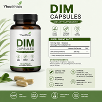 Capsules DIM OEM ODM Marque Privée Diindolylméthane Capsules Végétariennes HPMC en Vrac Complément Alimentaire pour Femmes et Hommes