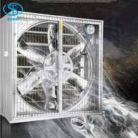 Ventilateur d'extraction industriel pour serre, poulailler et grande serre, 20, 24, 30, 40, 48, 50 pouces, à poussée et traction
