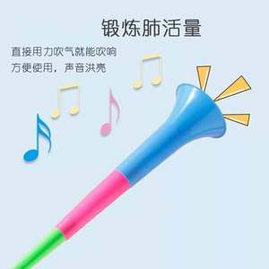 Corneta de Aire Plegable de Plástico - Trompeta Sonora para Eventos Deportivos, Bocina Plegable para Fiestas de Fútbol y Decoración de Aficionados - Product Image 3