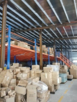 Étagères de mezzanine en acier robustes modulaires personnalisables - Assemblage par boulons - Certifiées CE - Revêtement en poudre - Stockage en entrepôt pour le commerce électronique