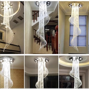 <span class=keywords><strong>Lustre</strong></span> en cristal LED pour plafond, <span class=keywords><strong>style</strong></span> luxueux, éclairage d'intérieur, villa, hôtel, escalier - Product Image 5