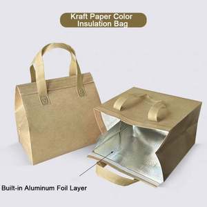 Bolsa Térmica para Entrega de Bebidas y Alimentos, Mantiene Frío/Caliente, Bolsas de Tela No Tejida para Llevar Comida con su Logotipo - Product Image 1