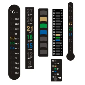 Custom Color Changing Liquid Crystal Strip Thermometer