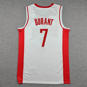 Jersey basket Amerika jahitan kualitas tinggi 2025 seragam basket tim roket Jersey edisi klasik pakaian pria - Product Image 5