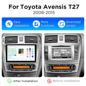Junsun Wireless Carplay Car Radio for Toyota Avensis 2008-2015 Car <b>GPS</b> <b>Navigation</b> Multimedia Player Android Video Player - Product Image 2