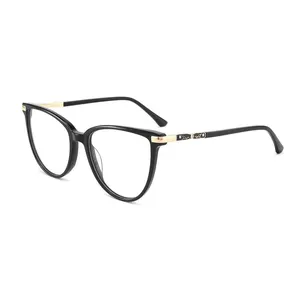 Eyeweares Lady Eyeglasses Light Weight Fit For Women Acetate Optical Frames Muti Color Rainbow Eyeglasses