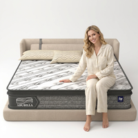 Matelas pour lit, matelas à ressorts 7 zones de 10 pouces, matelas en boîte, meubles pour la maison, colchones, matratze