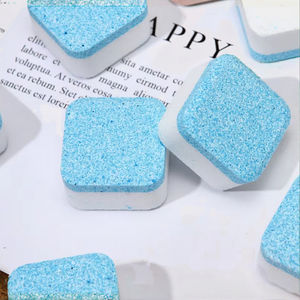 Xin जूक अनुकूलन योग्य 15 ग्राम ड्रम क्लीनर अपवर्ससेंट टैबलेट सफेद + नीले गंध हटाने योग्य 2 साल की वारंटी - Product Image 1