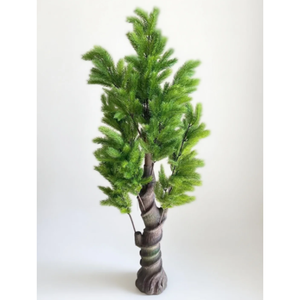 ต้นสนเทียมสำหรับตกแต่งงานแต่งงานต้นไม้เทียมสารหน่วงไฟ OEM & ODM - Product Image 3