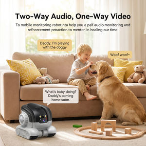 Kamera Robot Hewan Peliharaan Modern Nirkabel <span class=keywords><strong>ABS</strong></span> Panggilan Suara Definisi Tinggi Penglihatan Malam Baterai Besar 5200mAh Laser Hiburan Kucing Anjing - Product Image 2