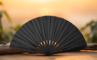Éventail pliant portable en bambou de 13 pouces, grand format, traditionnel, personnalisable avec sublimation, idéal pour les mariages