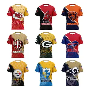 फुटबॉल जर्सी प्लस आकार Suppliers-थोक खेल जर्सी आकस्मिक शैली कस्टम आकार एस-Xxxl के लिए एनएफएल चालक दल गर्दन टी शर्ट पुरुषों फुटबॉल जर्सी प्लस आकार पुरुषों की शर्ट