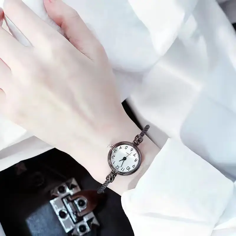 Women Small Gold Bangle Bracelet Luxury Watches ALLOY Ladies Quartz Wristwatch Brand Casual Women Dress Clock
