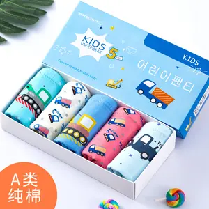 Factory Outlet Cartoon Boxed Cotton Jungen Slips Voll baumwolle Big Kinder Baby Bread Pants