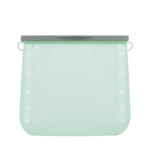 BPA Free Food Grade Safe Silicone Zipper Bag Reutilizável Food Storage Pouch Bag <span class=keywords><strong>Freezer</strong></span> Silicone Ziplock Bag Recipiente De Armazenamento De Alimentos - Product Image 6
