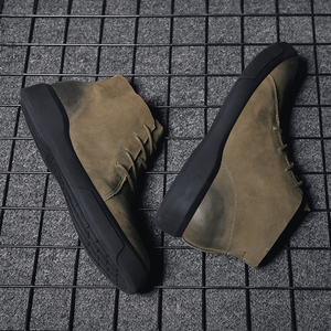 Wholesale Ankles and <b>Booties</b> Wear-resistant Trendy Men's Tooling Shoes - Product Image 3