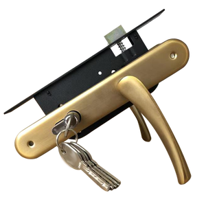 Alta qualità 70mm in lega di zinco <span class=keywords><strong>e</strong></span> alluminio cilindro maniglia della porta serratura per hotel SS colore chiave sbloccato impermeabile antifurto - Product Image 1