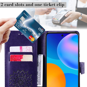 Bao da bao da cho Huawei P50 P40 P30 psmart y5p y6p y7p y8p y9a lật ví điện thoại trường hợp - Product Image 3