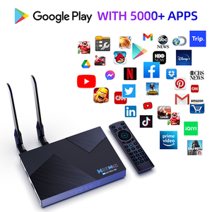 H96 Max 8K <span class=keywords><strong>Iptv</strong></span> Set-top Box Reproductor Multimedia de Internet Smart Ott Set-top Box para Reuniones en Línea - Product Image 1