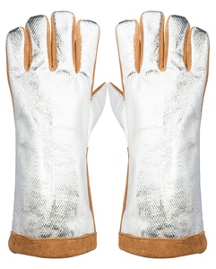 قفازات عمل للحام اليدوي من ZHENGYI 2025 بالجملة، مصنوعة من جلد البقر المشقوق، مضادة للكهرباء الساكنة، 11 أونصة، <span class=keywords><strong>14</strong></span> بوصة، مرنة وآمنة - Product Image 2