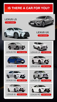 Support de radiateur d'usine LST jeu complet pour LEXUS UX200/250/300 2019 2020