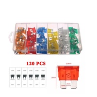 Assortiment de 120 fusibles en aluminium pour voiture, camion, camping-car, SUV, bateau, moto
