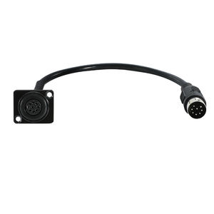 Pannello di tipo <span class=keywords><strong>D</strong></span> montaggio <span class=keywords><strong>DIN</strong></span> 8 PIN femmina a maschio cavo adattatore Audio per tastiera sintetizzatore organo elettrico pianoforte MIDI chitarra - Product Image 1