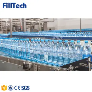 Línea de producción de refrescos de botellas de plástico de 330ml y 500ml, máquina automática de llenado y tapado de botellas pequeñas, planta de refrescos