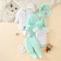 Ensembles de vêtements pour nouveau-nés, ensemble de 8 pièces pour bébés garçons et filles, vêtements pour bébés 100% coton pour l'extérieur, vente en gros de vêtements pour bébés
