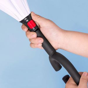 Parapluie inversé classique personnalisé pour adultes, commande manuelle, en tissu pongé, style droit, pour cadeaux promotionnels pour enfants - Product Image 4