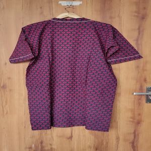 Nuevo Kimono de Algodón Azul Talla Grande, Estampado Floral a Mano, Disponible a Precio de Mayoreo - Product Image 4