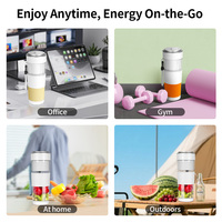 500Ml Upgrade Draagbare Blender 6000mah Sport Sapbeker Oplaadbare Draagbare Blender Bewegingstype USB Mini Fruitpers