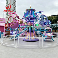 Prix d'usine – Manège extérieur en acier pour parc d'attractions, avion et hélicoptère à commande autonome, 12 places, pour centre commercial