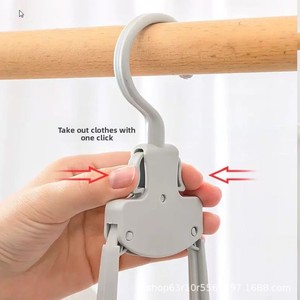 Venta Directa de Fábrica: Perchas de Plástico Multifuncionales Engrosadas, Retráctiles Instantáneas Sin Rastro, Ideales para Uso Doméstico - Product Image 3