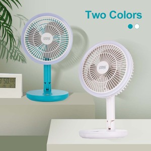 Ventilateur de bureau rechargeable USB Winning Star 8 pouces, portable, bleu et blanc - Product Image 2