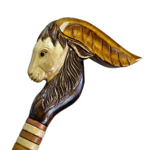 Bastón de Estilo Vintage, Bastón Náutico de Madera Tallada a Mano, Pulido, Artesanía Calvin, Logotipo Personalizado, 36 Pulgadas, Decoración para el Hogar, Día de San Valentín - Product Image 1