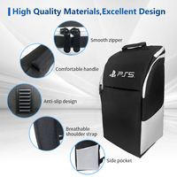 Sac de jeu imperméable antivol pour PS5 Sac à dos de jeu pour PS Play Station Ordinateur Sac à bandoulière Sac de rangement portable pour PS5