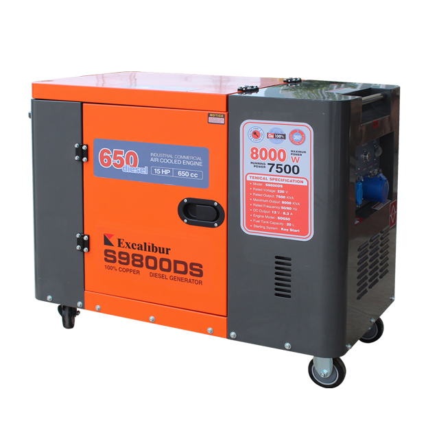 OEM Factory Price 40 Kva 6KVA 7KVA 10KVA Single Phase Portable Generator Silent diesel Generators