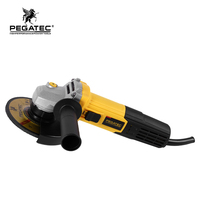 Meuleuse d'angle électrique industrielle filaire puissante avec interrupteur à glissière 900W 11000 tr/min, disque de meulage polyvalent inclus
