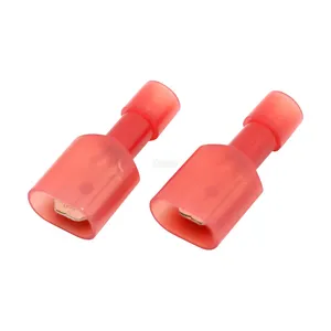 DaierTek Fully Insulated-Male Quick Disconnects Wire Connectors Nylon Quick Crimp Terminals 22-16 16-14 12-10 AWG