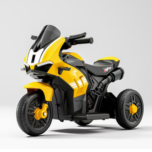 Moto électrique 6V4.5 à double propulsion pour enfants avec LED, véhicule porteur autoportant à batterie pour bébés - Product Image 1