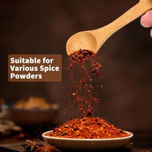 Tự nhiên <span class=keywords><strong>Tiny</strong></span> gia vị gia vị đường muối gỗ muỗng cà phê biểu tượng tùy chỉnh 7 cm nhỏ thìa tre cho Phục Vụ Nhà Bếp - Product Image 5