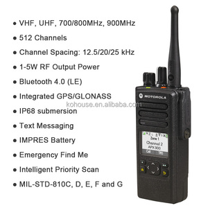 Radio Portátil APX900 P25 para Radio Bidireccional de 50KM VHF 900MHz 800MHz 700MHz Walkie-talkie - Product Image 6