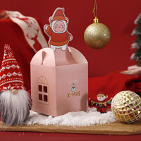Boîte à pommes de Noël Xiyu, boîte cadeau vide en papier pour fruits, petite boîte cadeau portable, boîte cadeau de Noël portable