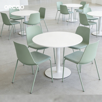 Chaises de bibliothèque en plastique pour étudiants, mobilier moderne pour bibliothèque d'école secondaire, mobilier pour salle de lecture d'école