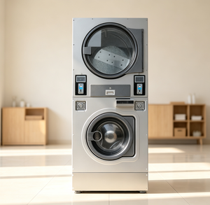 เครื่องซักผ้าและอบผ้าแบบหยอดเหรียญ MCKINNEY รุ่น Commercial Up-Down Structure ขนาด 12 กก. บริการตนเอง - Product Image 5