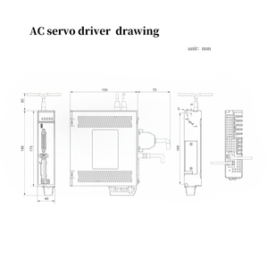 Hot bán leadshine L6P-100 100 wát AC 220V <span class=keywords><strong>servo</strong></span> điều khiển động cơ Kit IP67 đánh giá RS485 thông tin liên lạc cho máy ép phun - Product Image 4