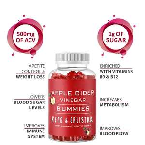 2022 Top Selling OEM ODM Slimming Keto <strong>Diet</strong> Orlistaa Green Cider Vinegar <strong>Gummies</strong> <strong>bear</strong> With Mother For Weight Loss 60 Counts - Product Image 2